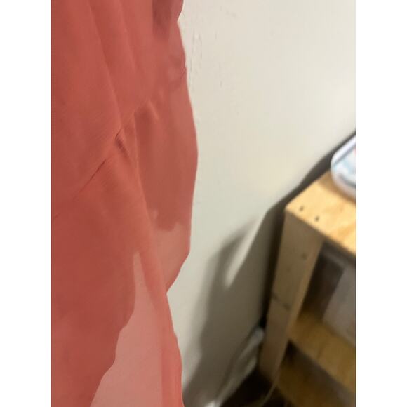 asos Sheer Peplum Flutter Sleeve Blouse 16 - Picture 6 of 7